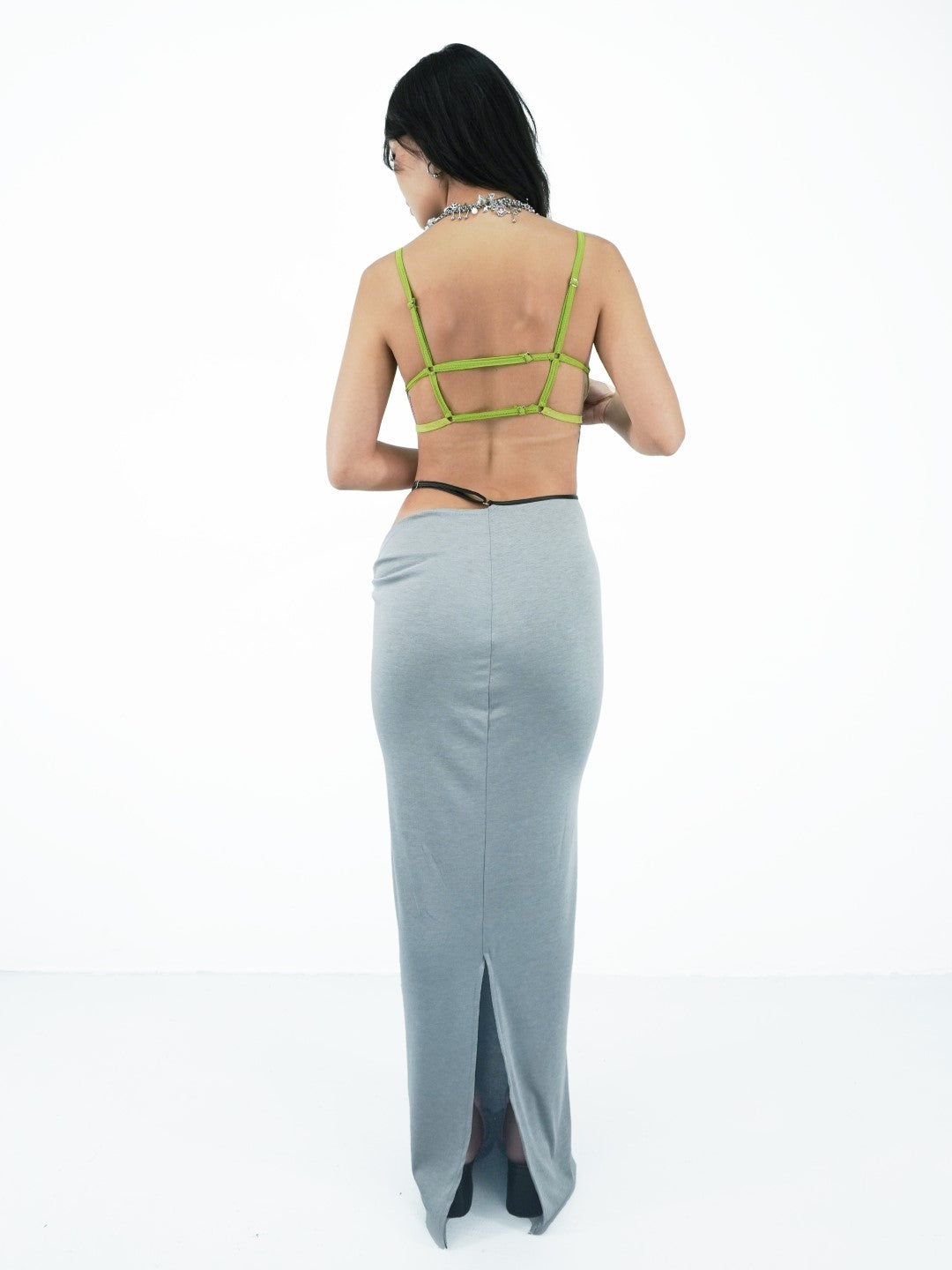RIVEN SKIRT GREY