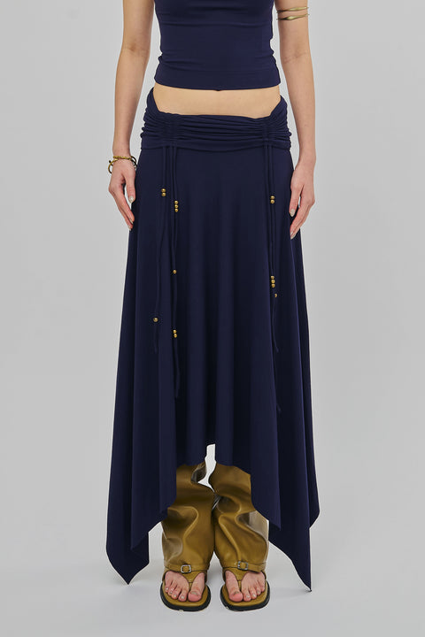 REVERENT MAXI SKIRT NAVY