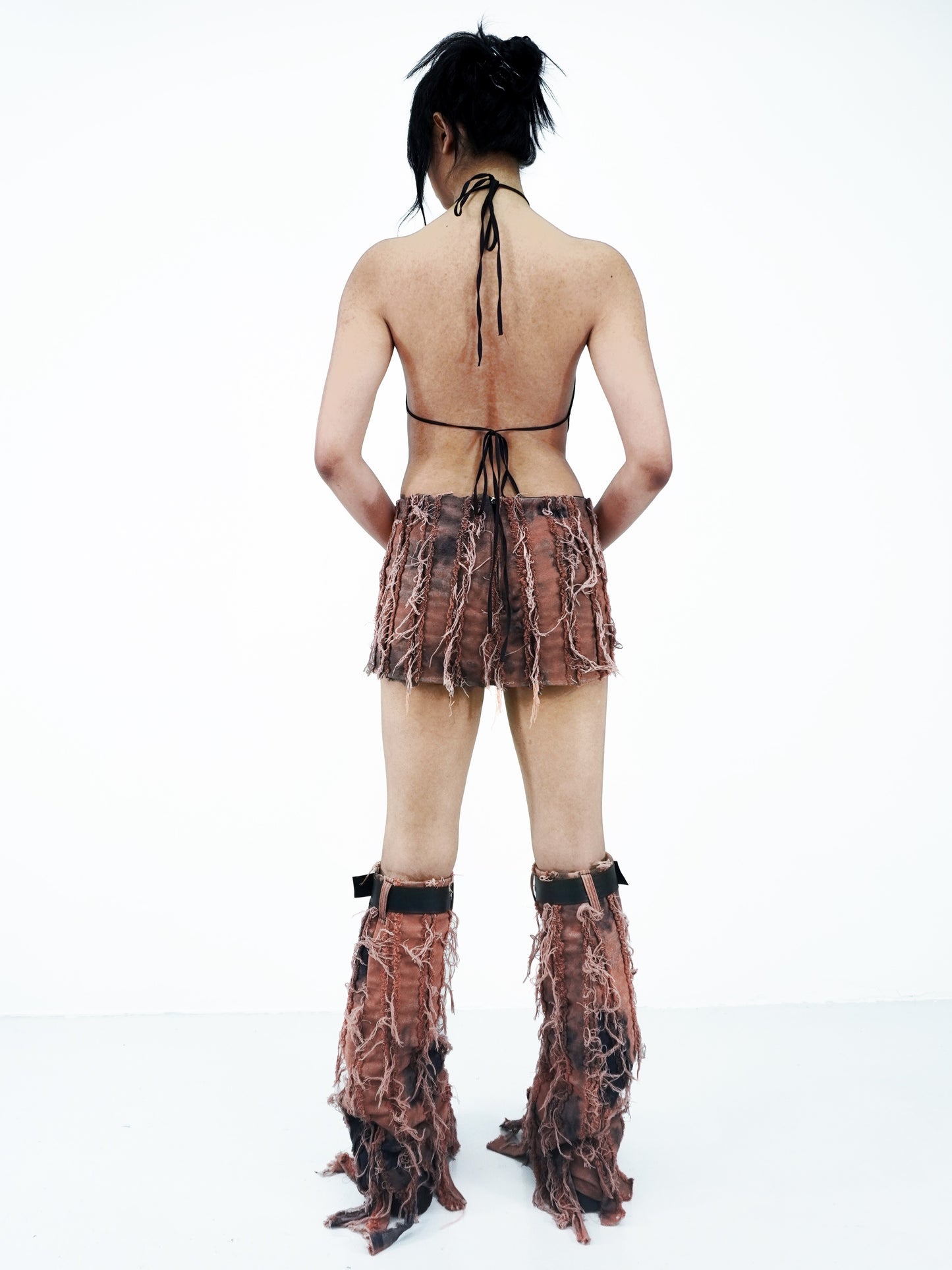 RAGGED SKORTS & LEG WARMER SET