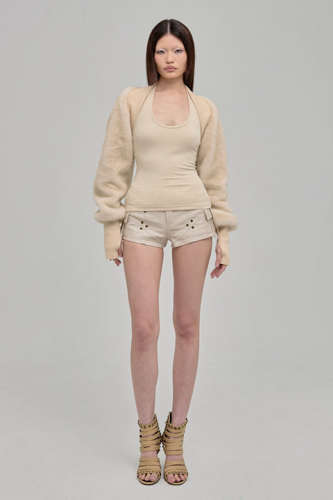 UTILITY SHORTS BEIGE