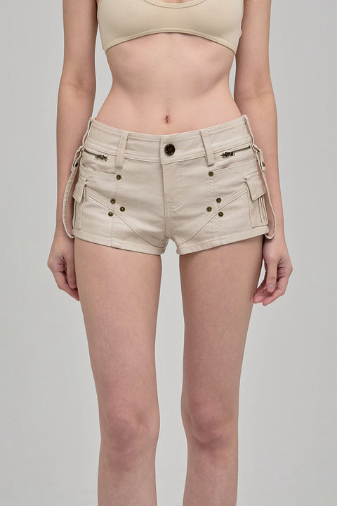 UTILITY SHORTS BEIGE