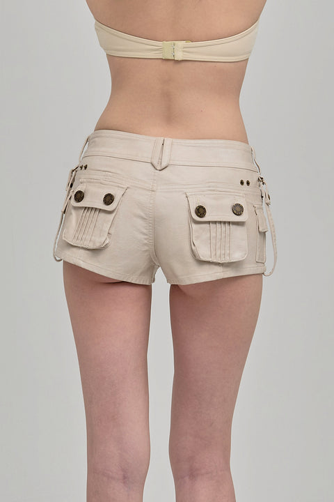 UTILITY SHORTS BEIGE
