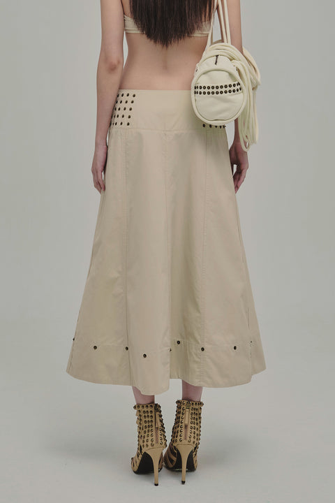 AMMO MAXI SKIRT BEIGE