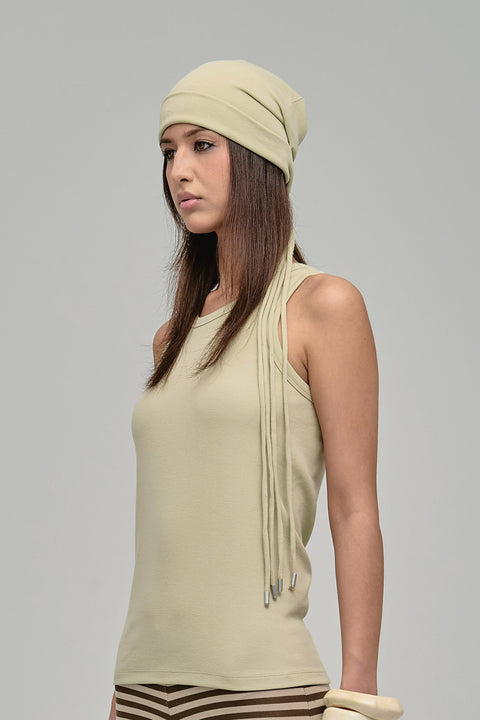 WHIP BEANIE BEIGE