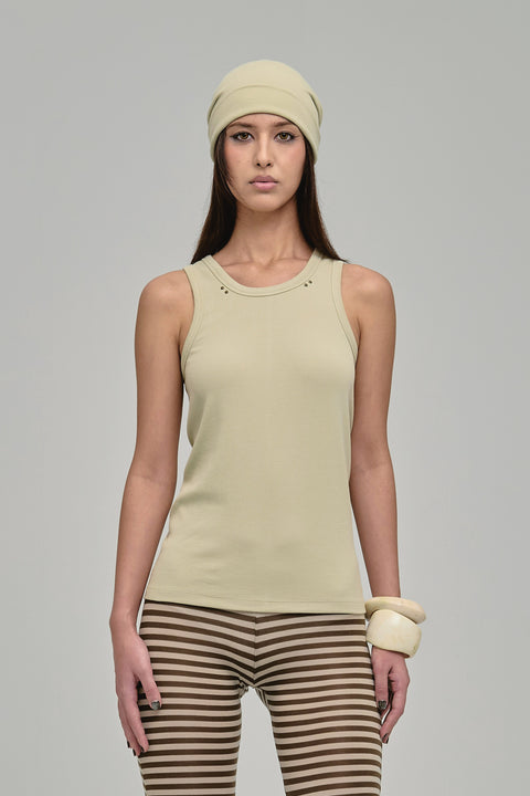 PIERCE TANK BEIGE