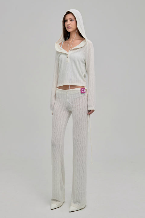 DAZED KNIT PANTS CREAM