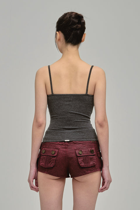 UTILITY SHORTS MAROON