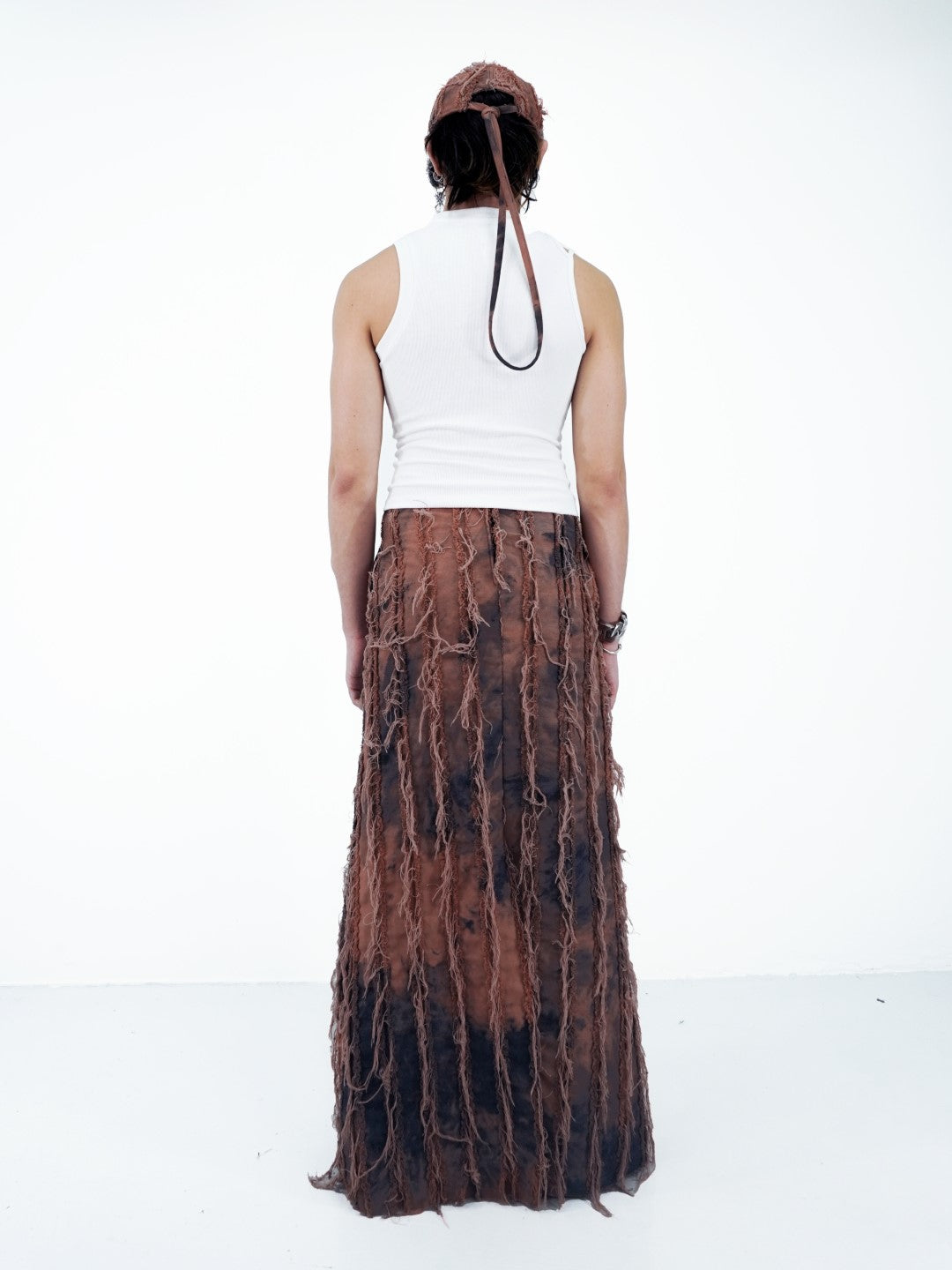 RAGGED MAXI SKIRT