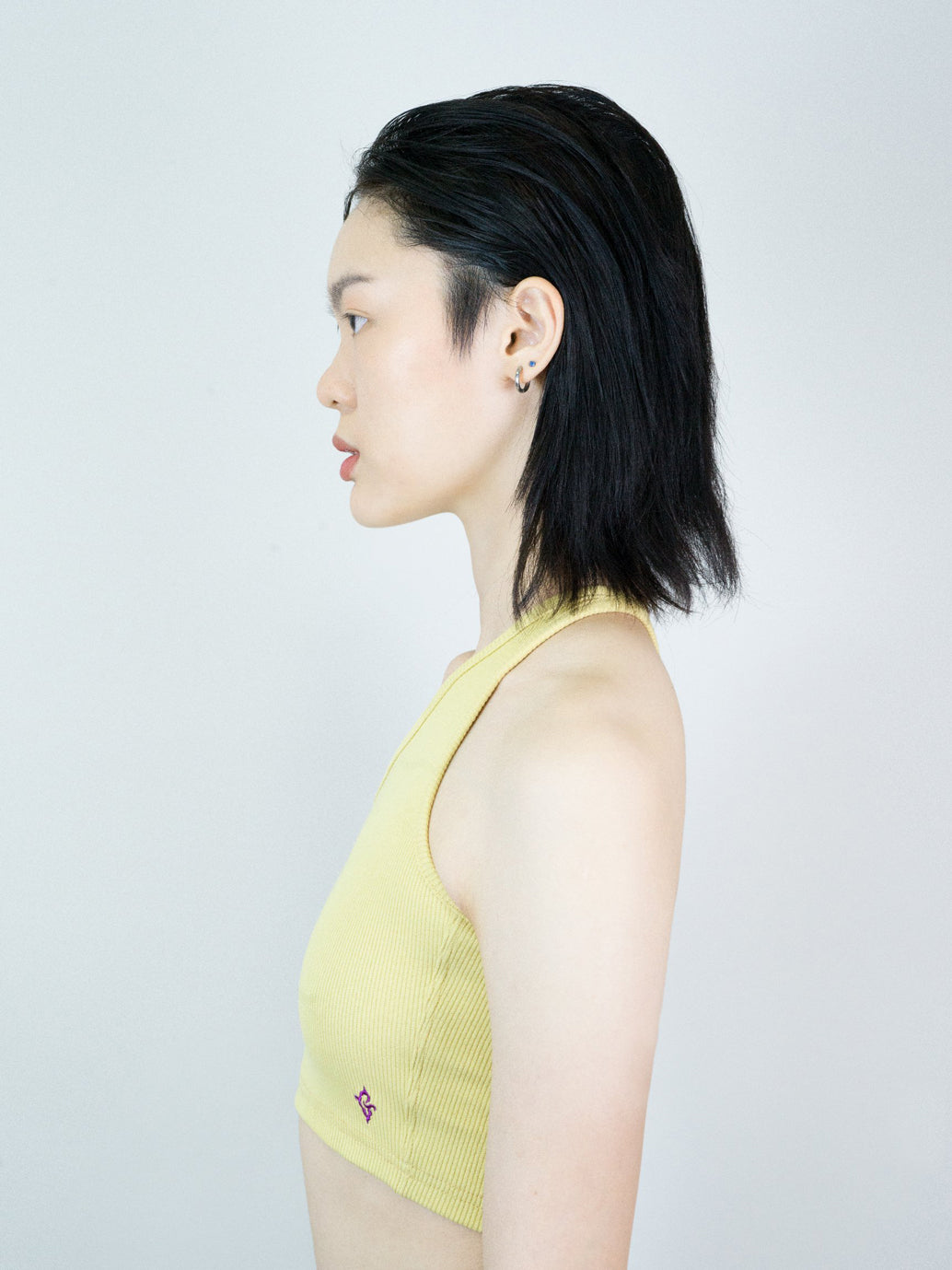 FEMME ASYM CROP YELLOW-2