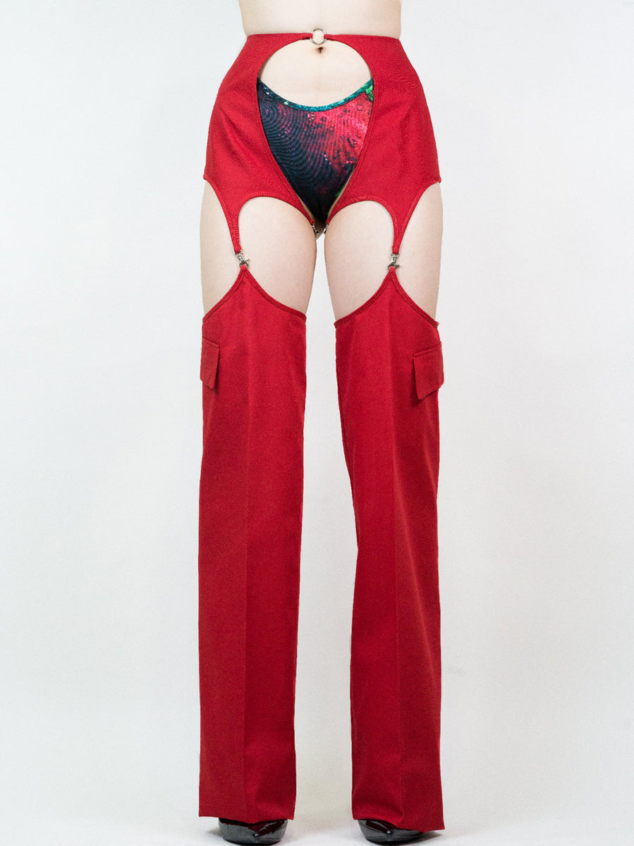 TEMPTRESS CHAPS RED-1