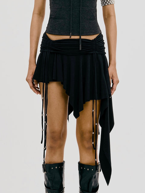 REVERENT SKORT BLACK