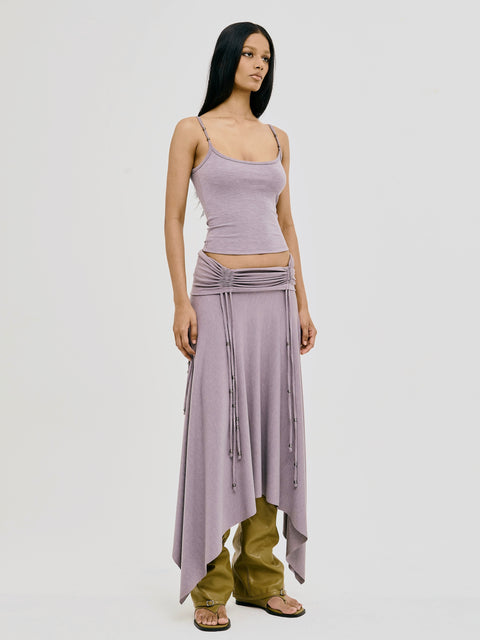 REVERENT MAXI SKIRT LILAC