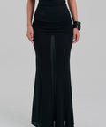 ALTAR MAXI SKIRT BLACK