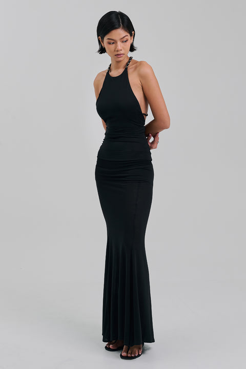 ALTAR MAXI SKIRT BLACK