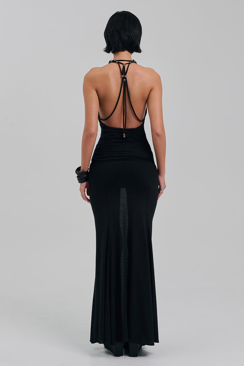 ALTAR MAXI SKIRT BLACK