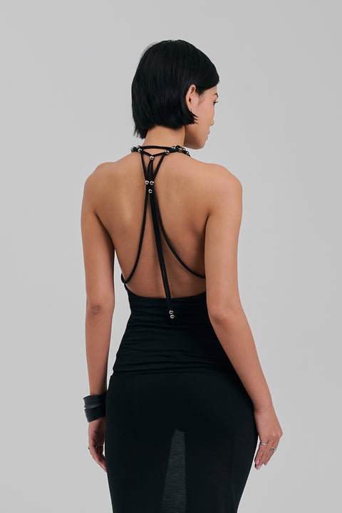 AMULET TOP BLACK