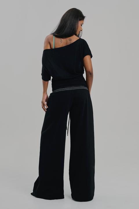 ARIA TOP SHEER BLACK
