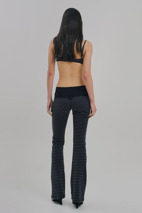 SORBET FLARE PANTS PEBBLE