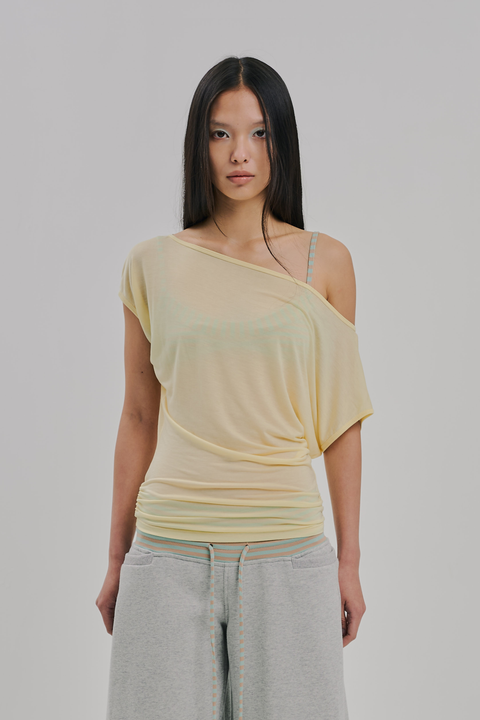 ARIA TOP SHEER BUTTER