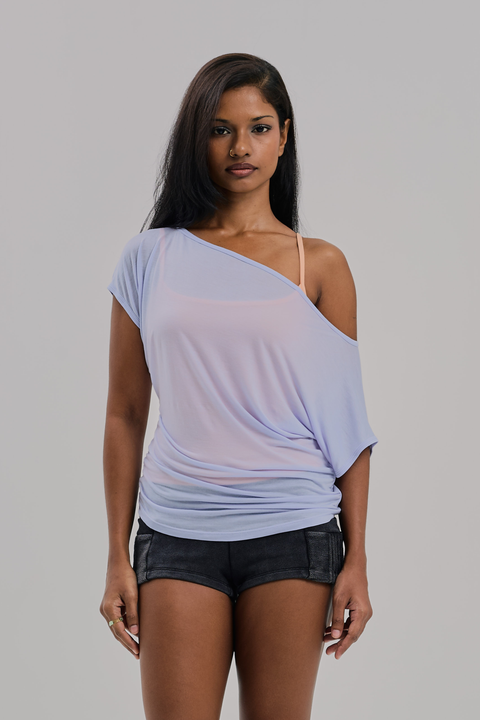 ARIA TOP SHEER WINKLE