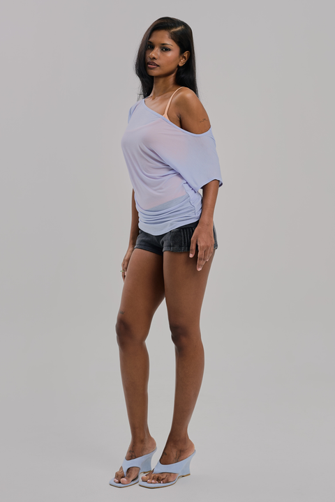 ARIA TOP SHEER WINKLE