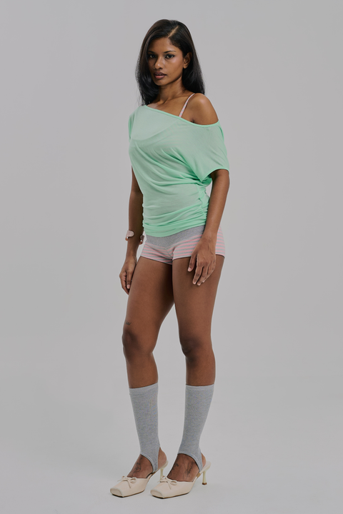 ARIA TOP SHEER SPEARMINT