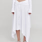 GATHERER SKIRT/DRESS WHITE