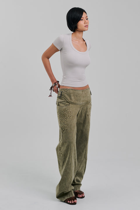 MERANTI PANTS ECRU