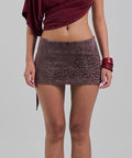 MERANTI SKORT MAROON