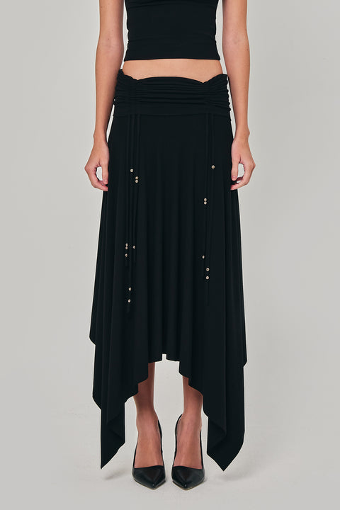 REVERENT MAXI SKIRT BLACK