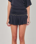 RIPPLE SKORT COAL