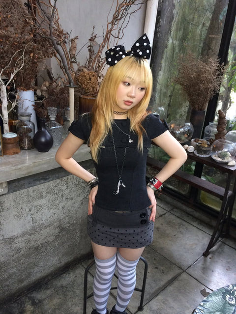 Ghostboy customer wearing the DUET TOP DUST and TEMPO SKORT (from Instagram)