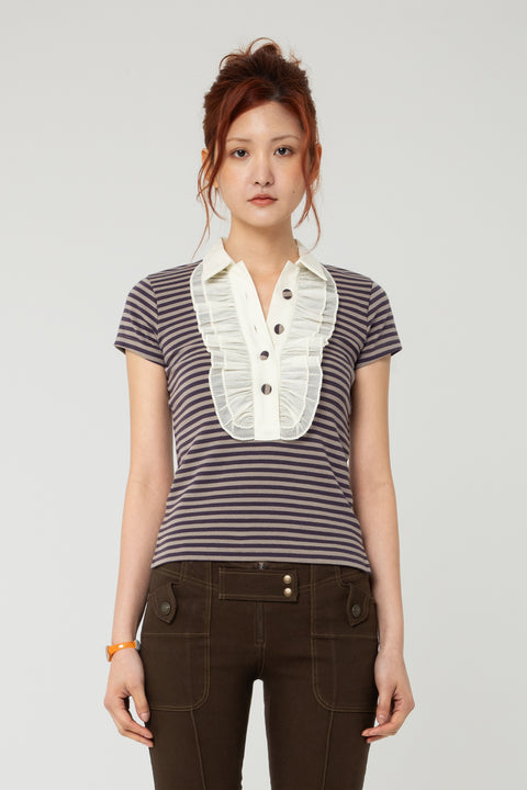 PENNY POLO HEATHER