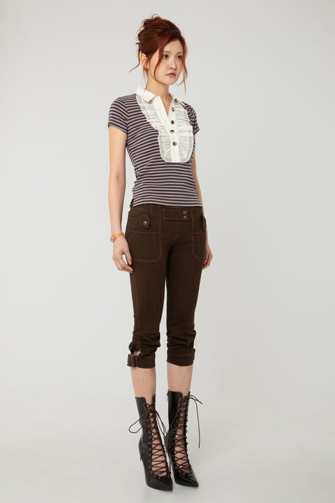 PENNY POLO HEATHER
