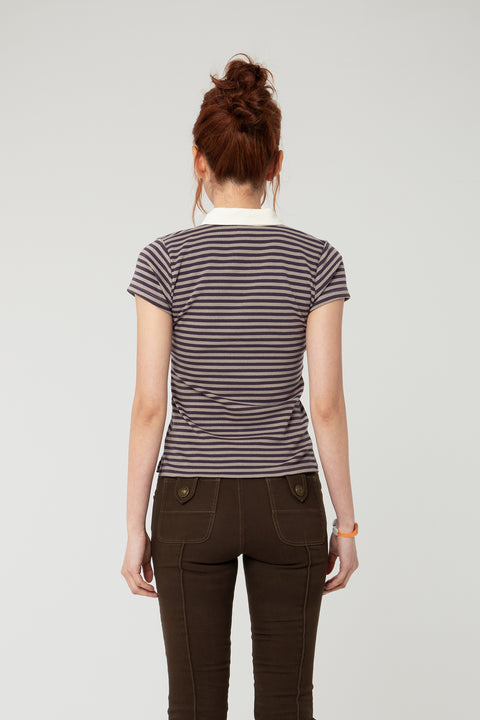 PENNY POLO HEATHER