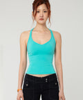 RACER TANK AQUA