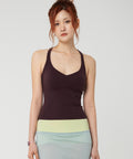 RACER TANK PLUM