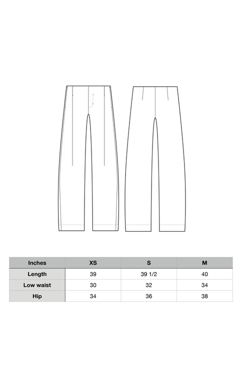 KNIFE PLEAT DENIM PANTS – Ghostboy