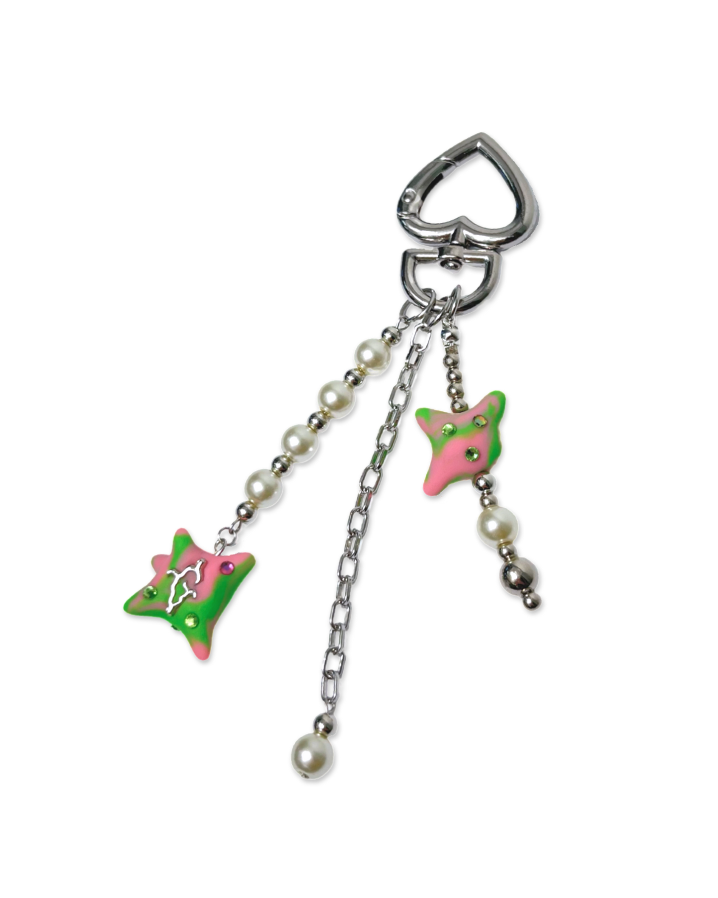 MONEY KEYCHAIN (GREEN/PINK)