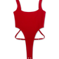 RED BODYSUIT